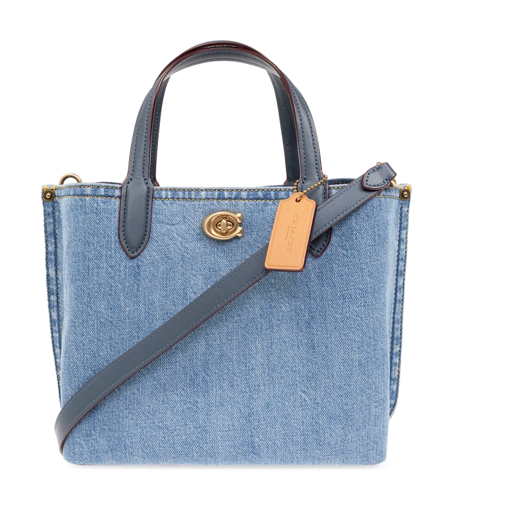Coach Totes Denim Willow Tote 24 in blauw