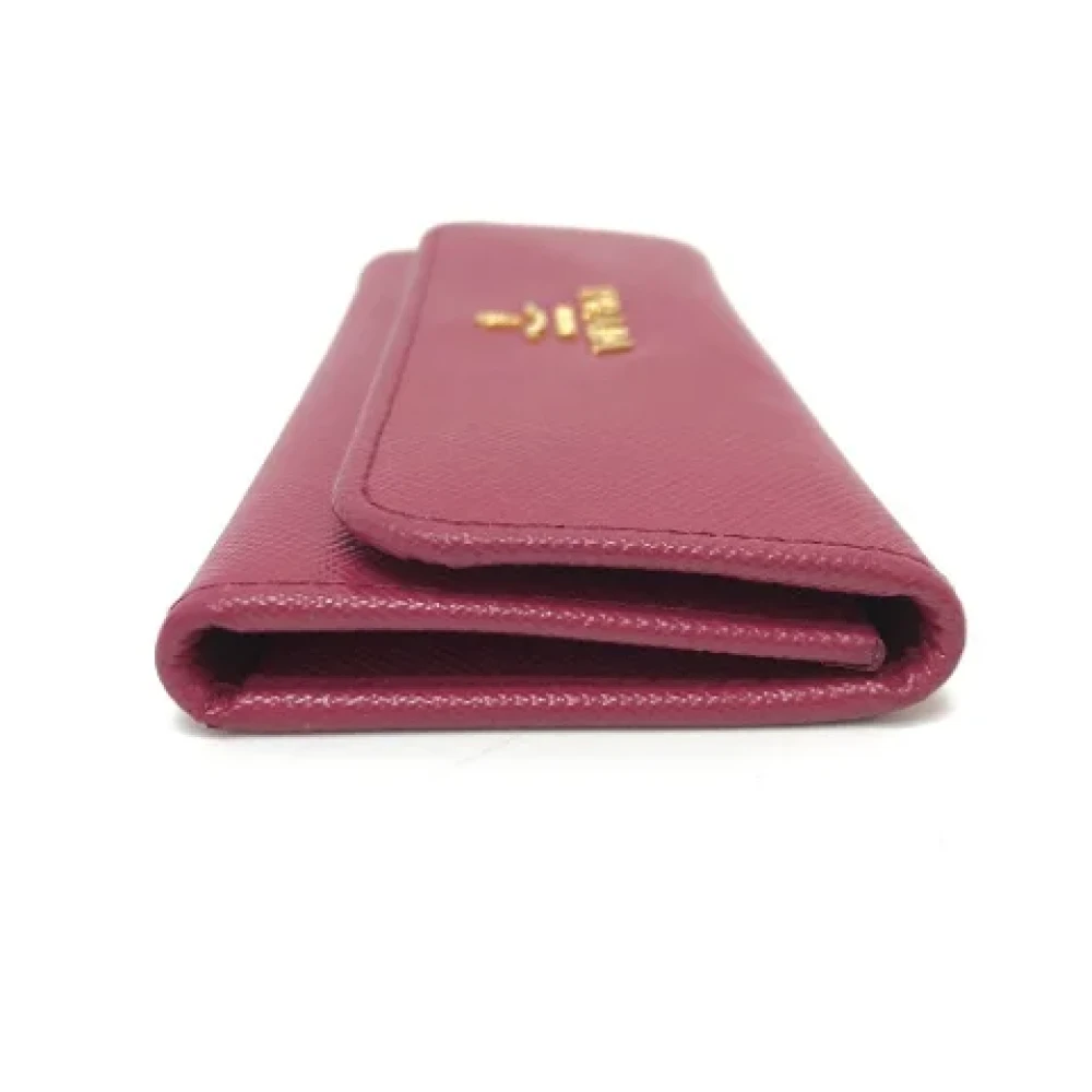Prada Vintage Pre-owned Fabric key-holders Pink Dames