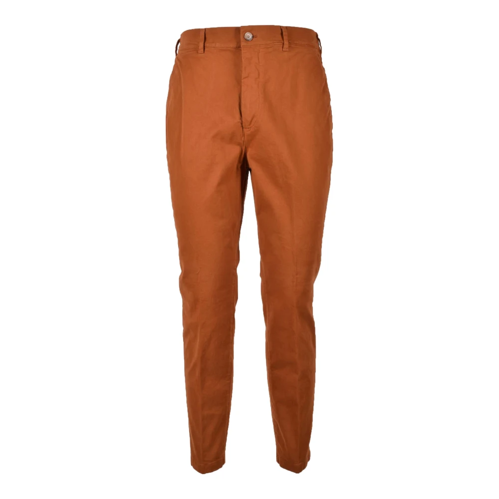 Cruna Katoen Elastaan Broek Brown Heren