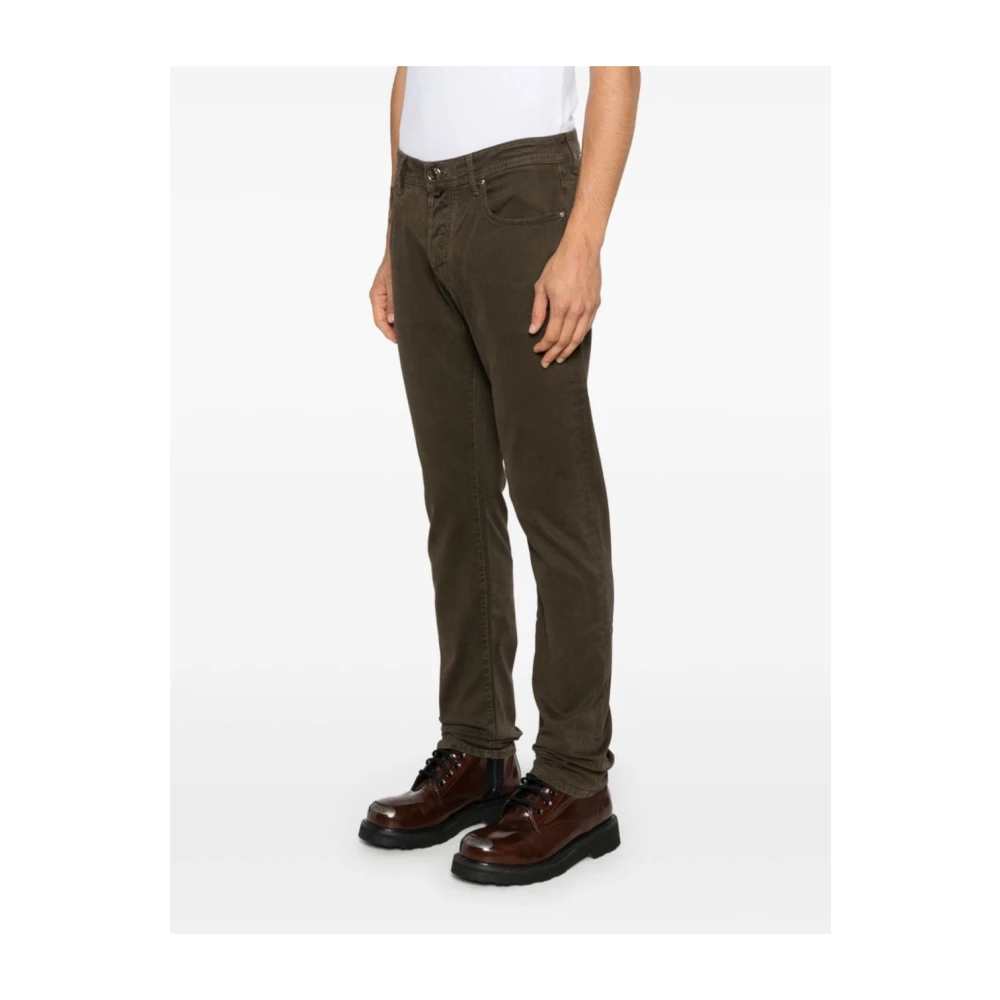 Jacob Cohën Bruine Jeans Wijde Zoom Herenkleding Brown Heren