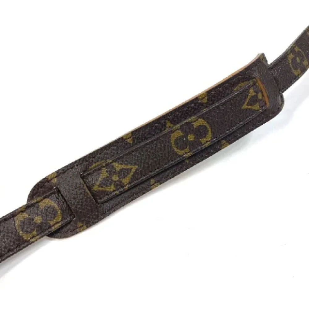 Louis Vuitton Vintage Pre-owned Cotton home-office Brown Dames