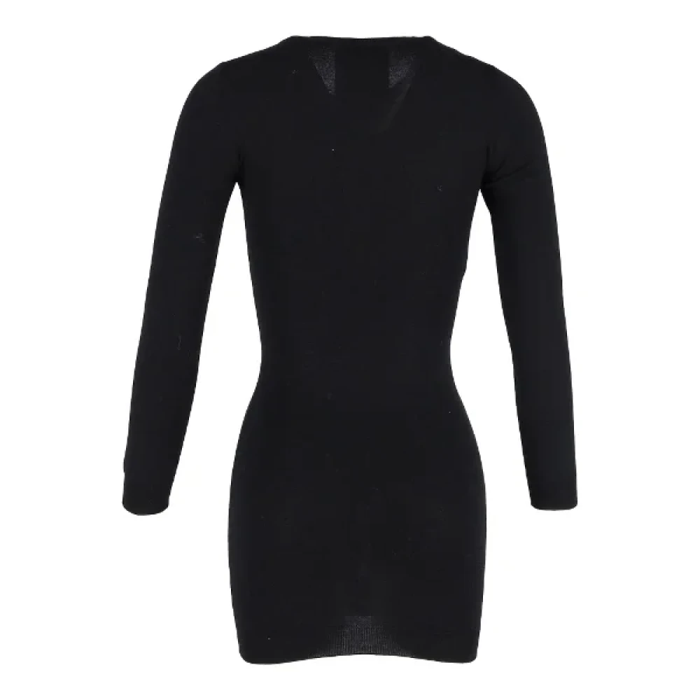 Moschino Pre-Owned Pre-owned Wool dresses Black Dames