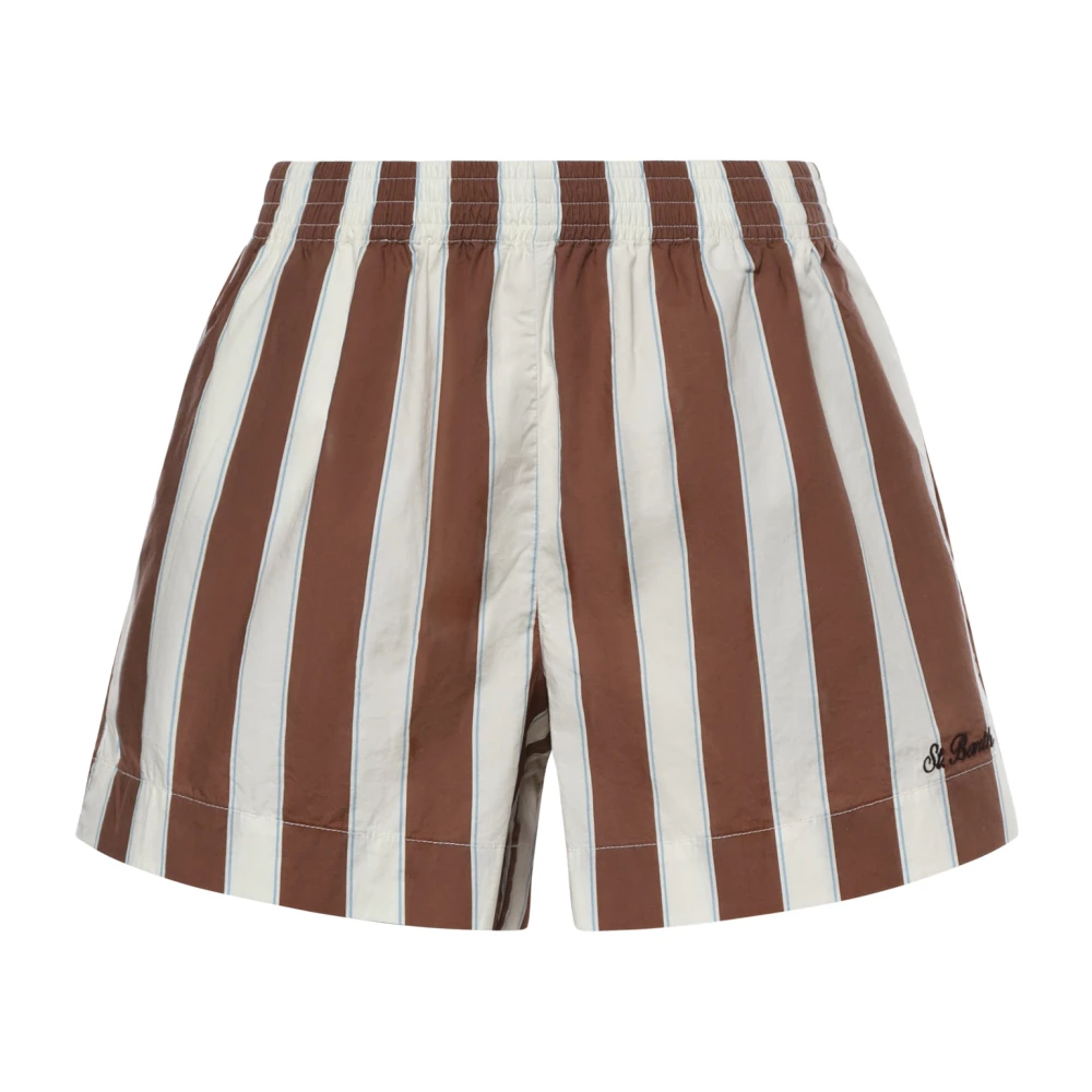Mc2 Saint Barth Women's Multicolor Casual Shorts, L, Meave Pull Up Shorts