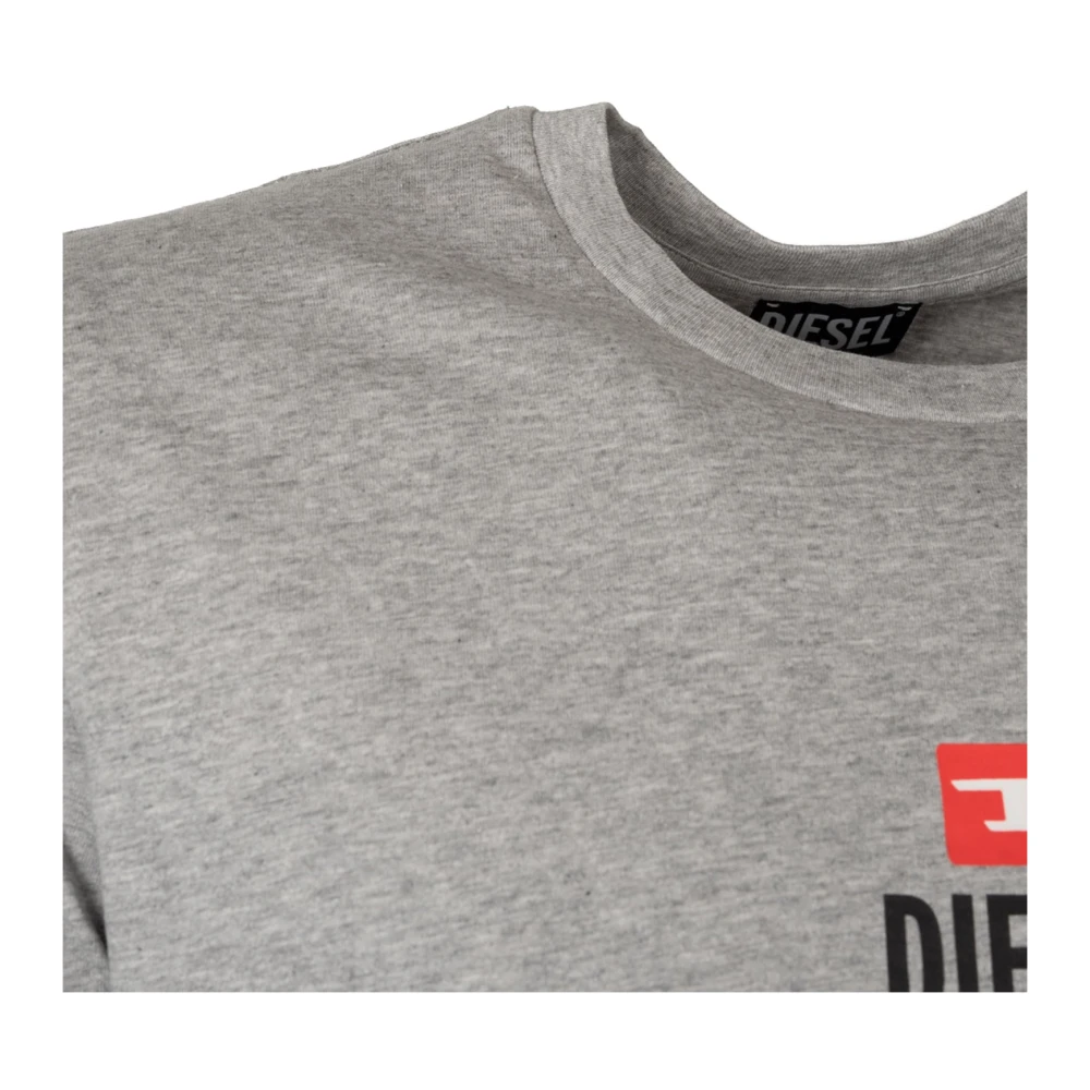 Diesel T-Shirts Gray Heren