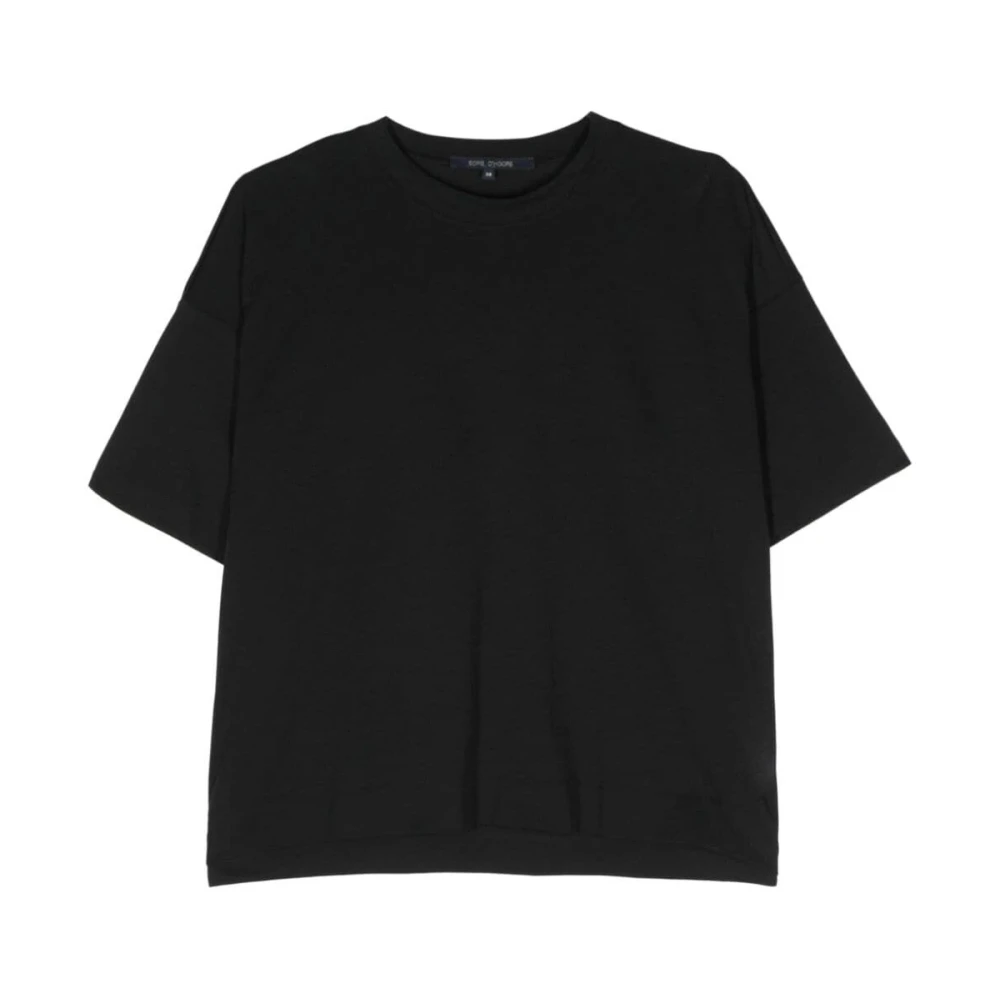Sofie D'hoore Zwarte Oversized C-Hals T-Shirt Black Dames