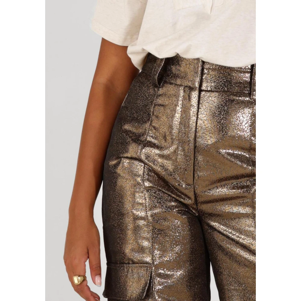 Josh V Gouden Glamour Broek Yellow Dames
