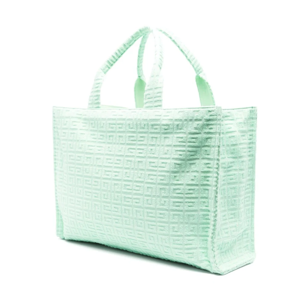 Givenchy Plage Capsule `G-Tote` Midi Shopping Bag Green Dames