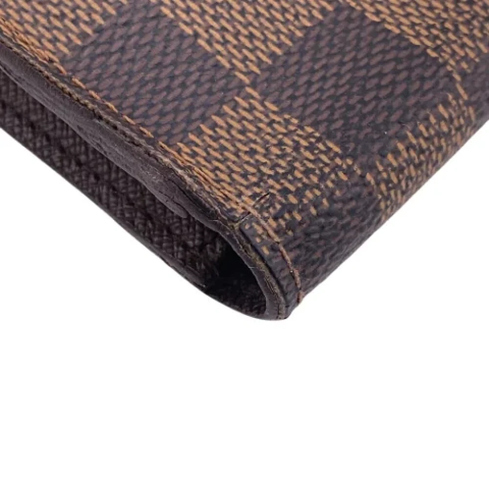 Louis Vuitton Vintage Pre-owned Canvas wallets Brown Dames