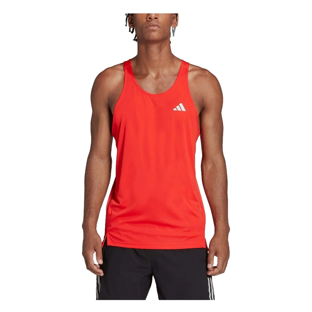 Adidas Own The Run Tank Top Red Heren