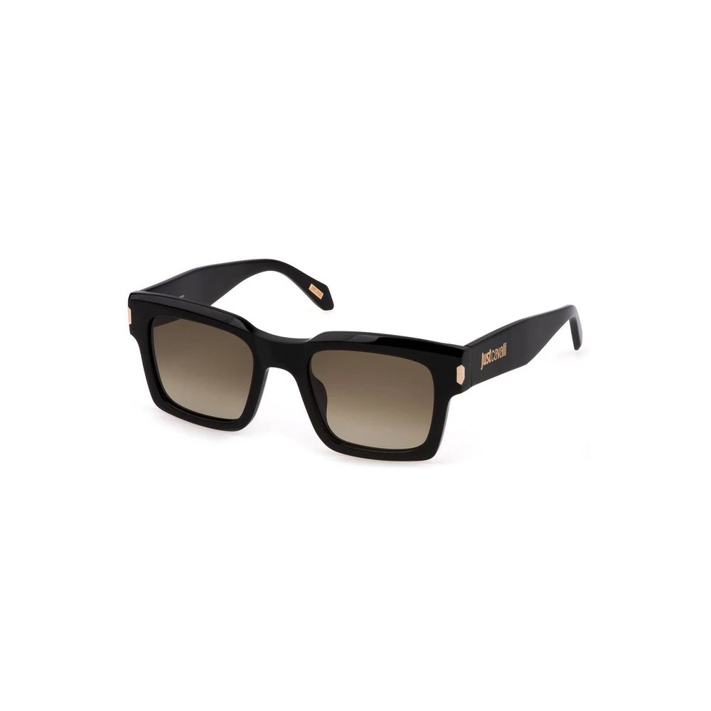Just Cavalli Women's Black Sunglasses, One Size, Plastic Square Lens Sunglasses