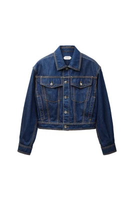 Slim-fit Denim Blouson Jacket