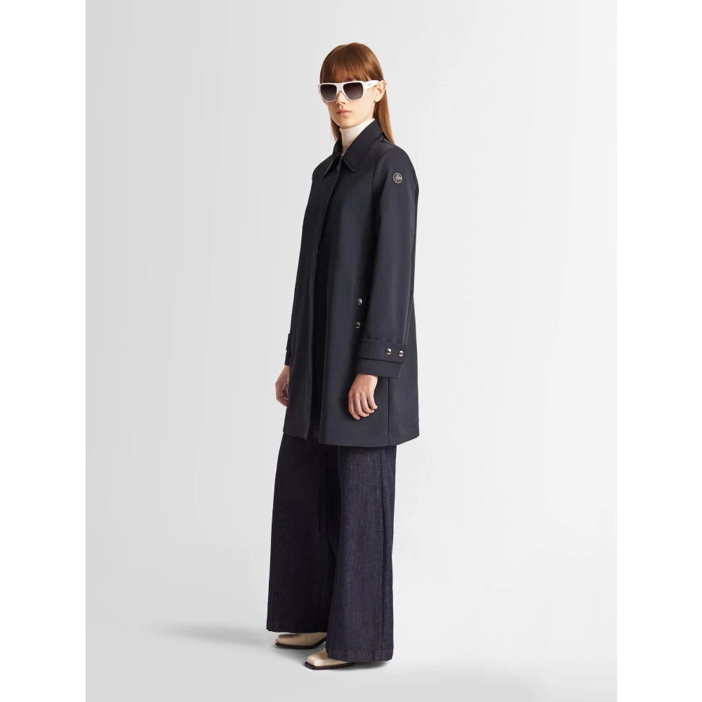 Fusalp Oriane Trench Coat Blue Dames