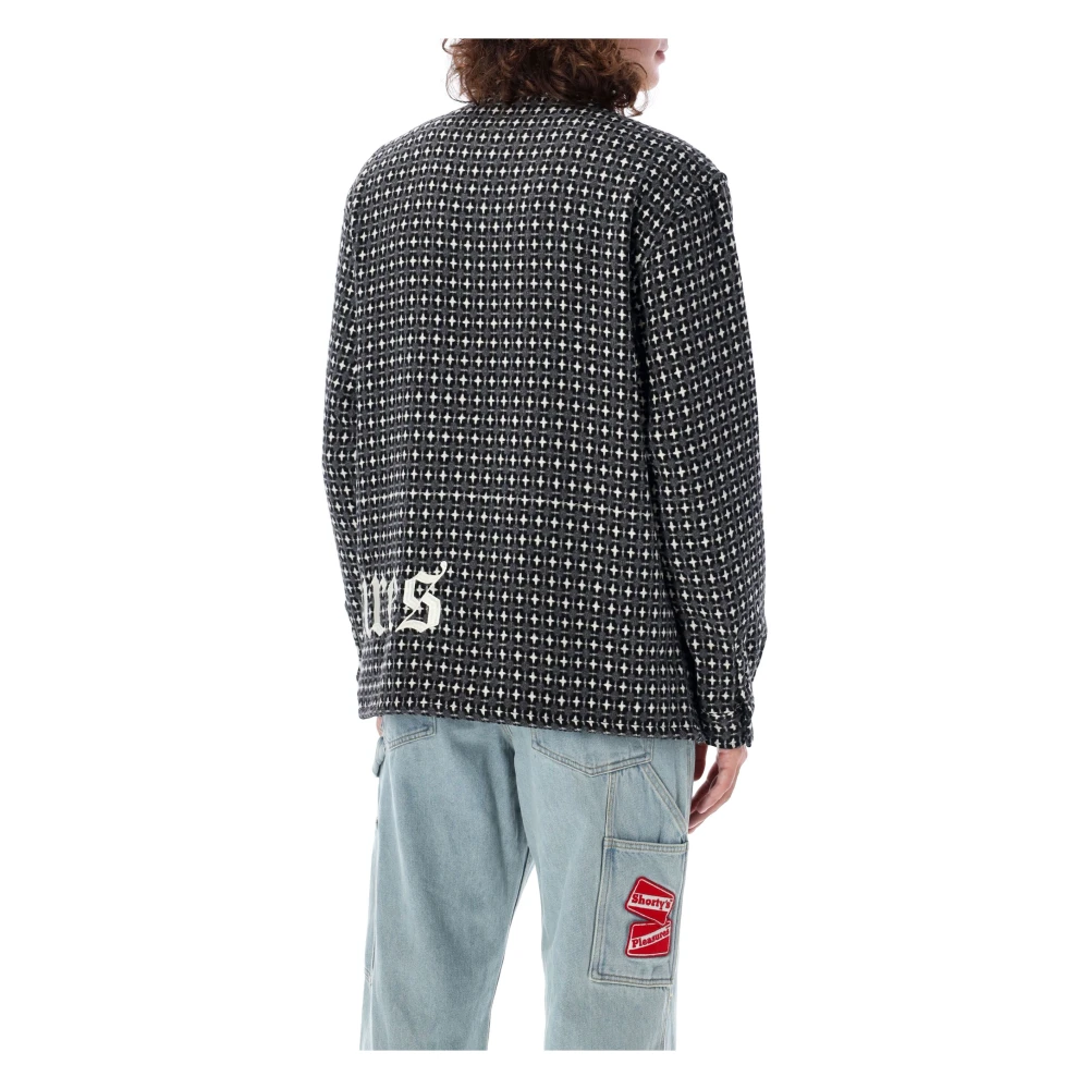 Pleasures Stijlvolle Cross Work Shirt Gray Heren