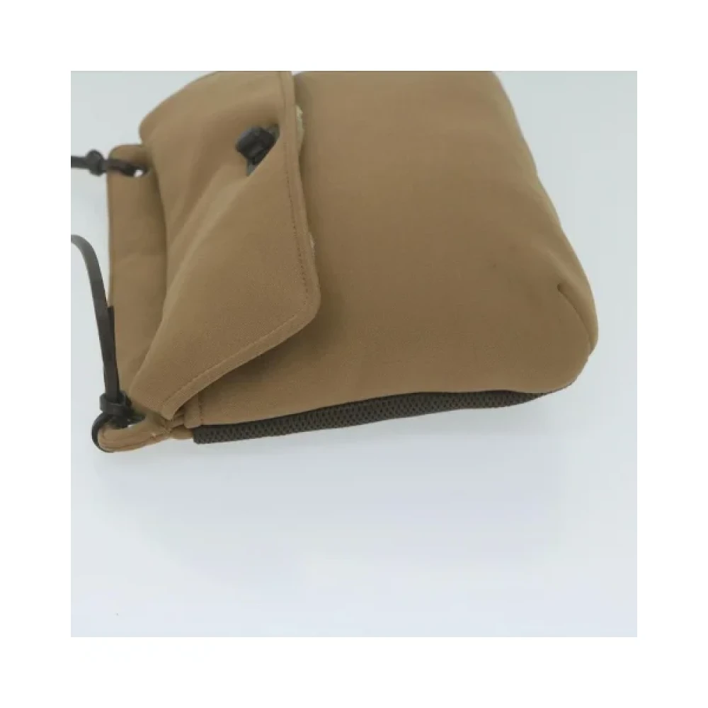 Miu Pre-owned Cotton shoulder-bags Brown Dames
