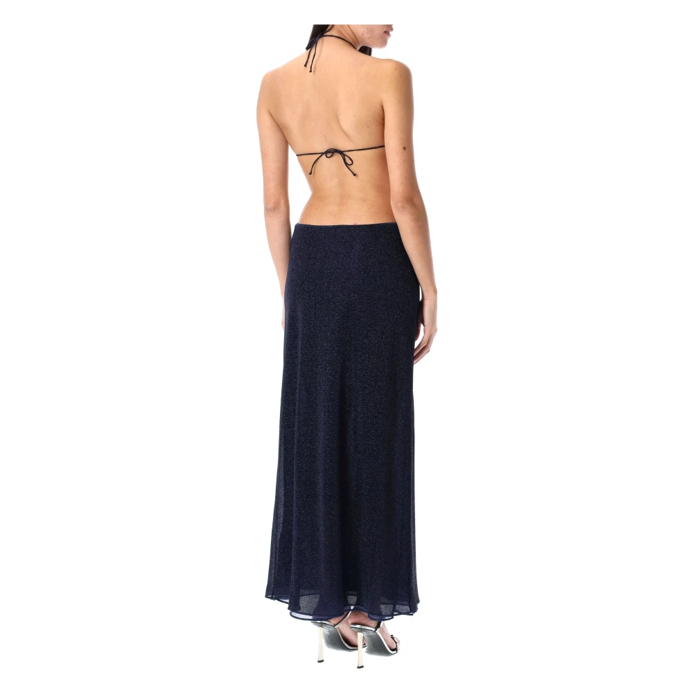 Oseree Elegante Empire Jurk Blue Dames