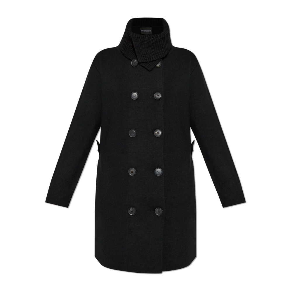 Emporio Armani Double-breasted jas Black Dames