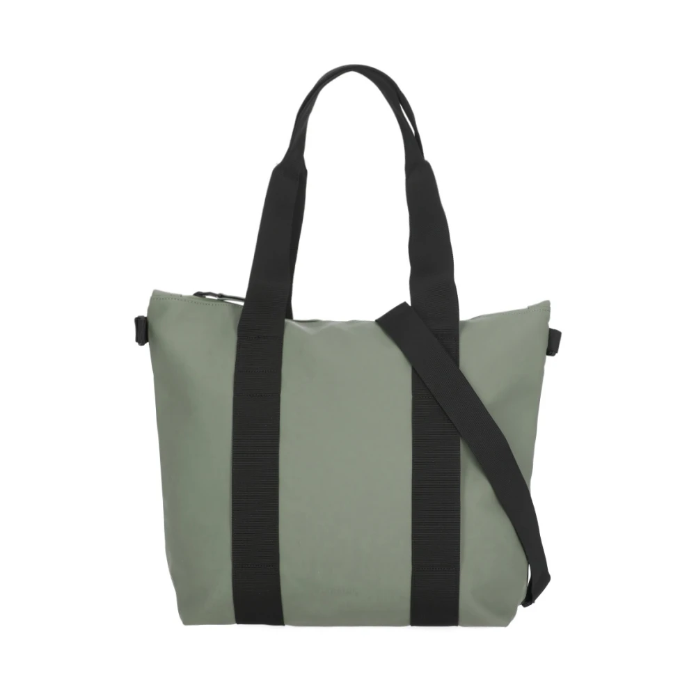 Rains Women's Green Shopping Bags, One Size, Tote Bag Mini