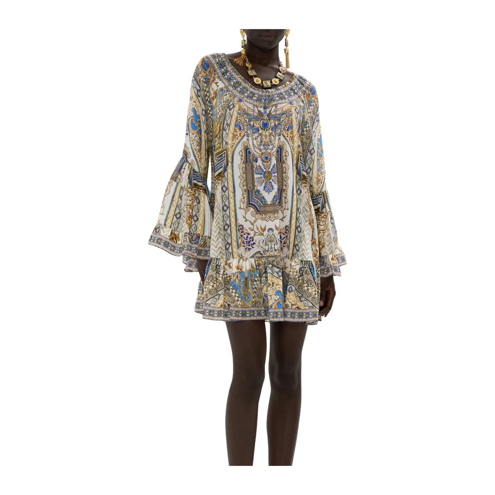 Camilla Ruche A-lijn Jurk Mozaïekstijl Multicolor Dames