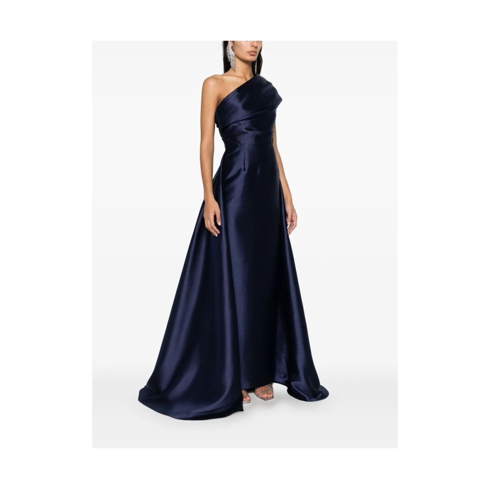 Solace London Alba One Shoulder Gown Blue Dames