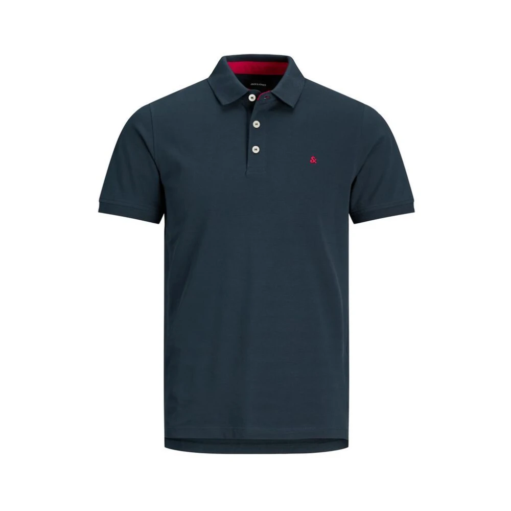 Jack & Jones Polo Shirt - Male - Polo Shirts - Blue - S - Tops - Image 3