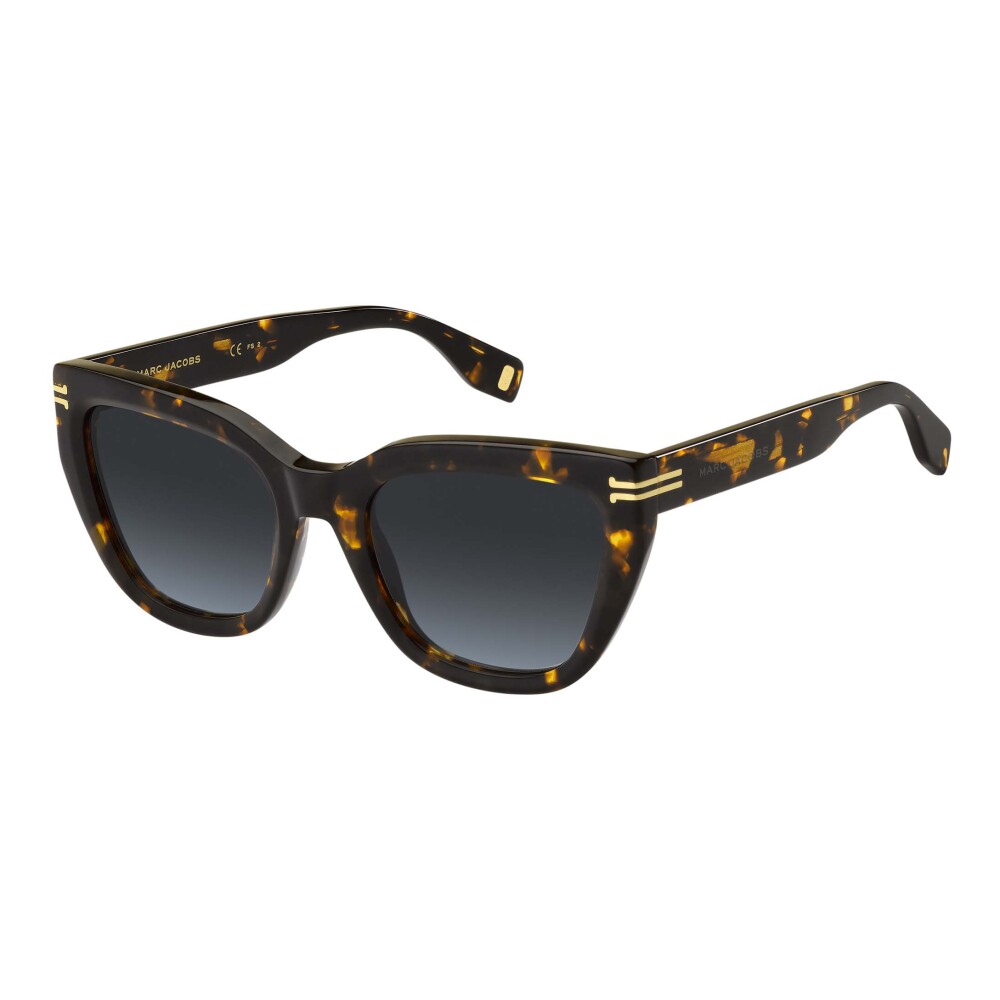 s chain-trim shield-frame sunglasses