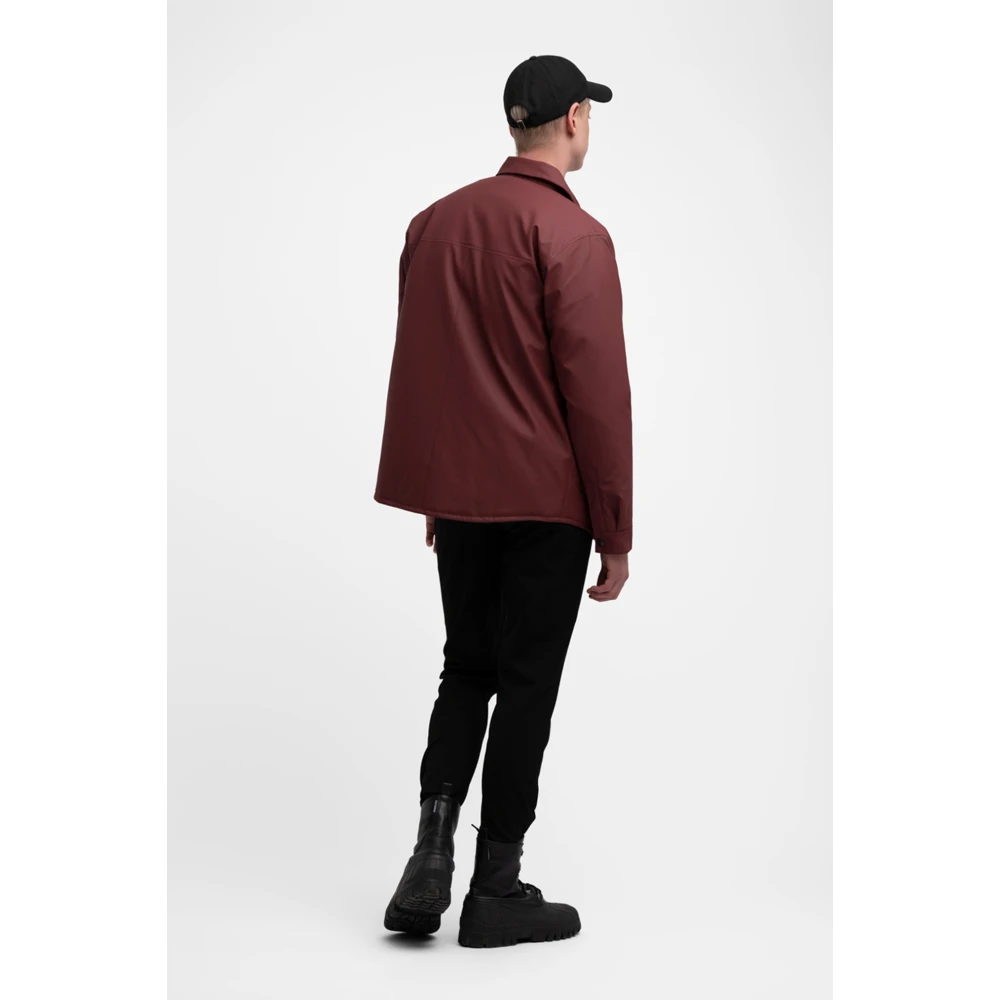 Stutterheim Waterdichte Winter Overshirt Jas Red Heren