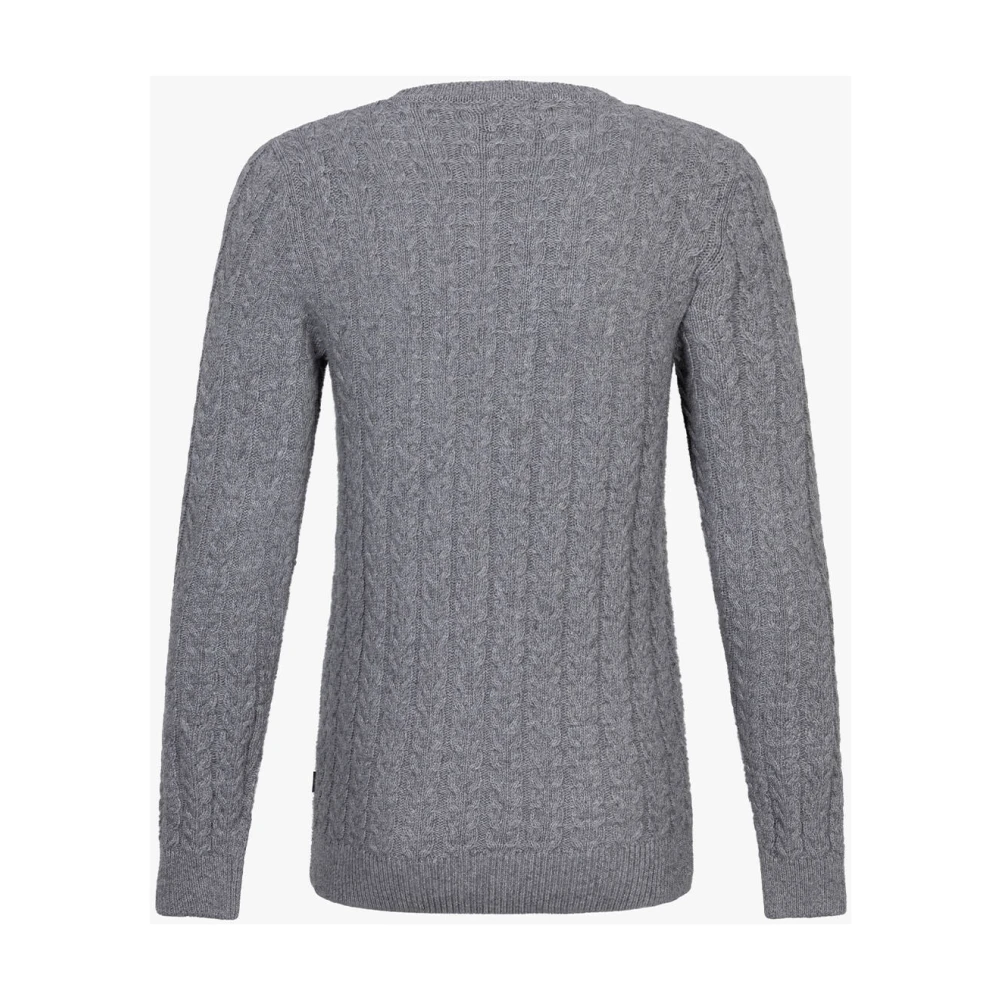 Cavallaro R-Neck Pullover in Orvieto Stijl Gray Heren