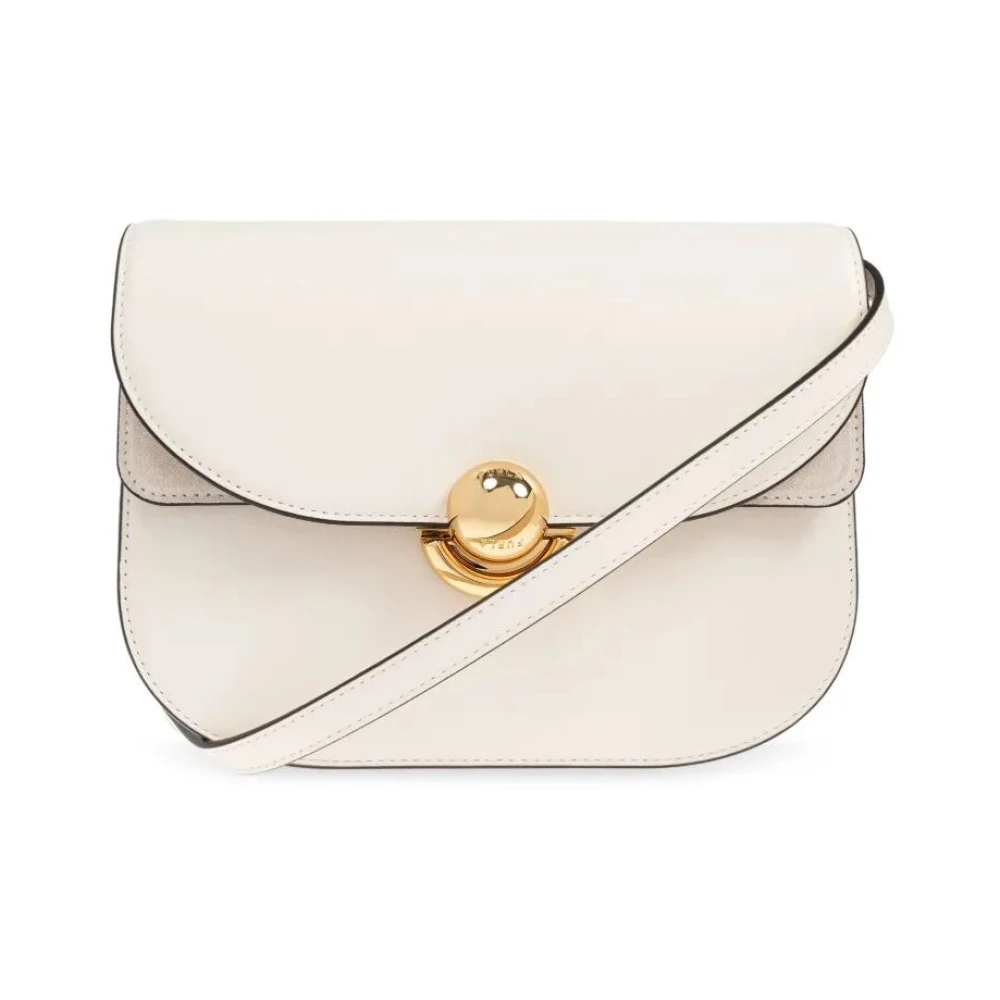 Furla Ronde Crossbody Tas White Dames