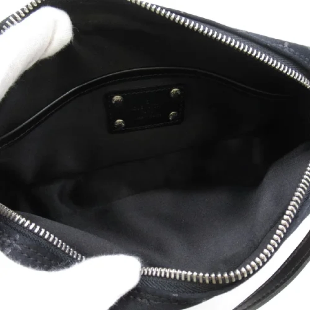 Louis Vuitton Vintage Pre-owned Satin louis-vuitton-bags Black Dames