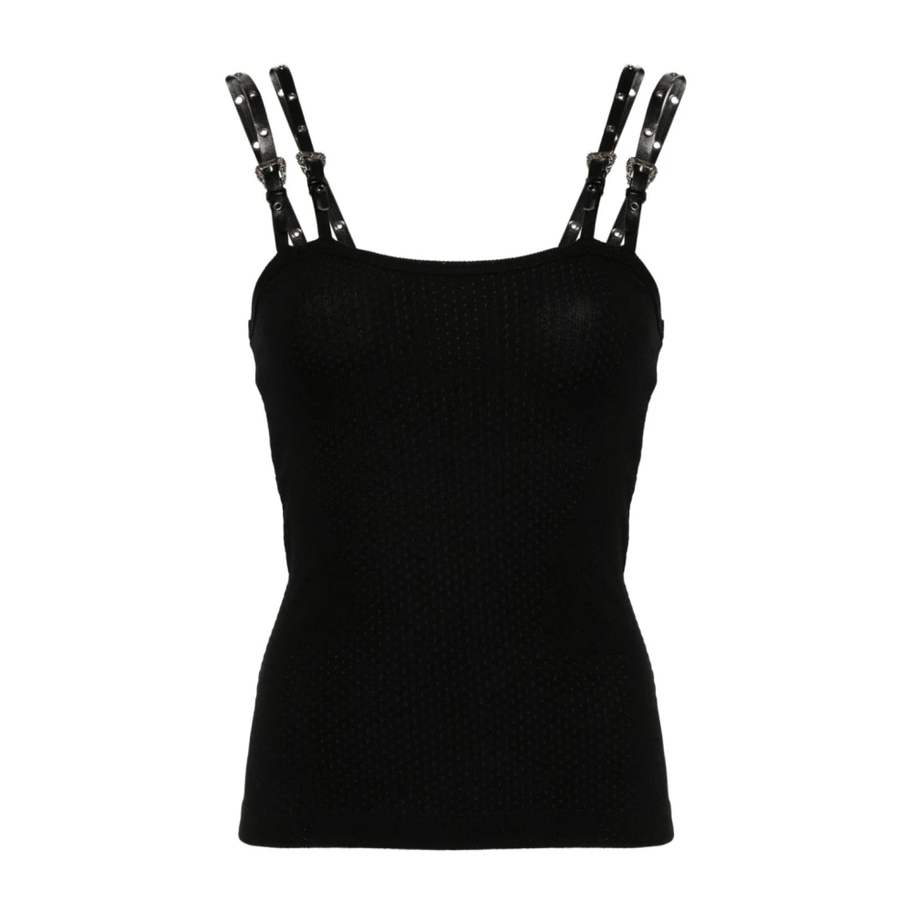 Versace Jeans Couture Designer Denim Collectie Black Dames