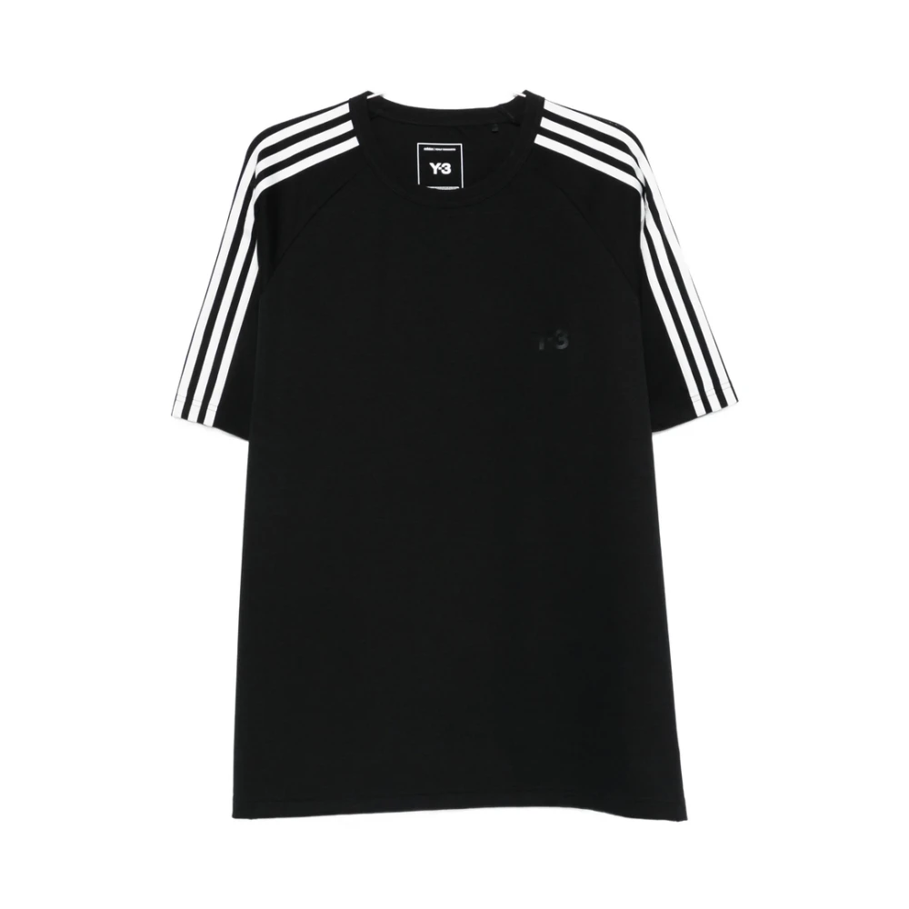 Y-3 Men's Black T-Shirts, Xs, T-Shirt Jw7352