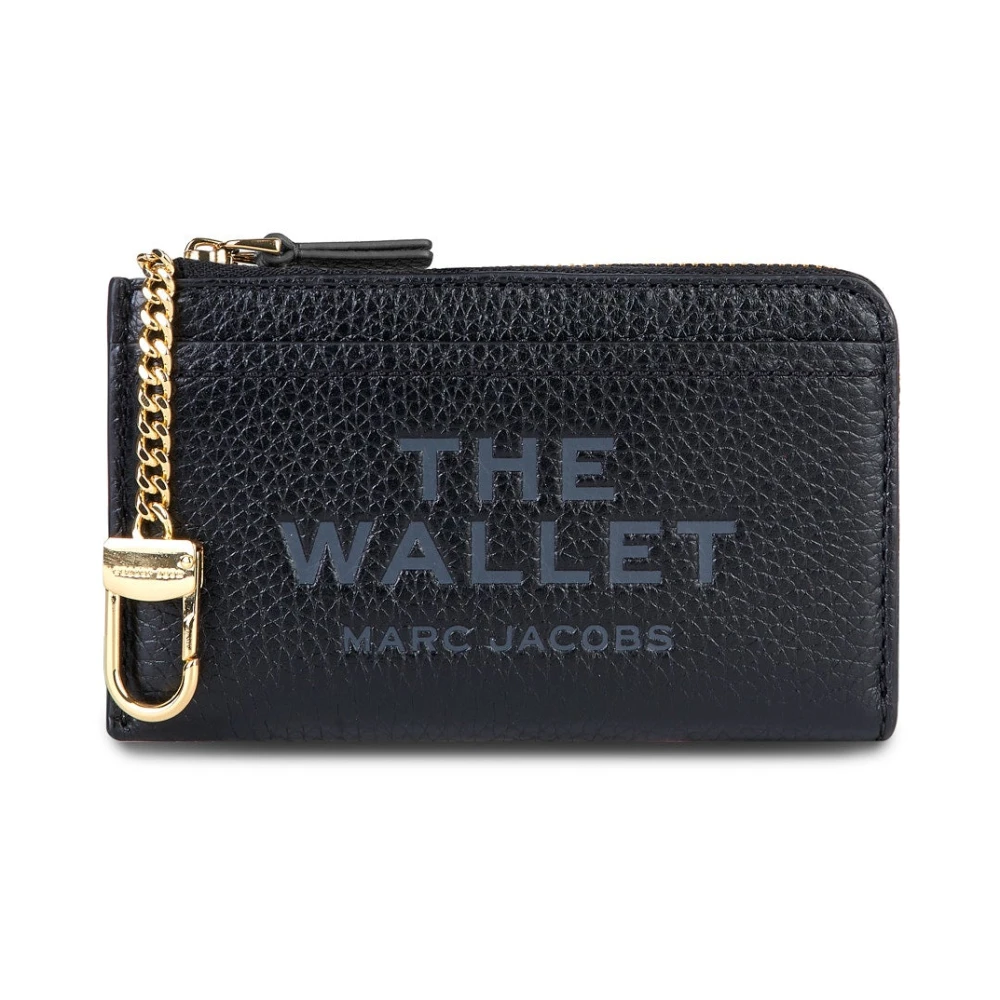 Marc Jacobs Zwarte Top Zip Multi Portemonnee Black Dames