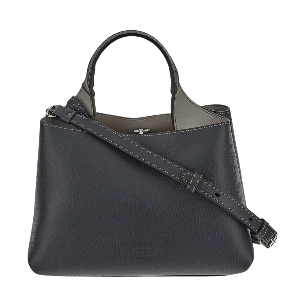 TOD'S Leren Micro Tas Black Dames
