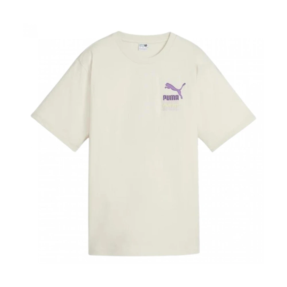 Puma Klassieke Brand Love Katoenen T-shirt White Dames