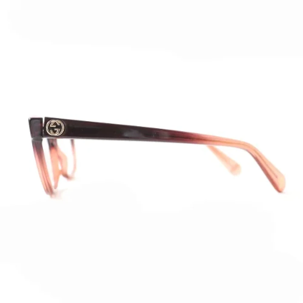 Gucci Vintage Pre-owned Fabric sunglasses Brown Dames