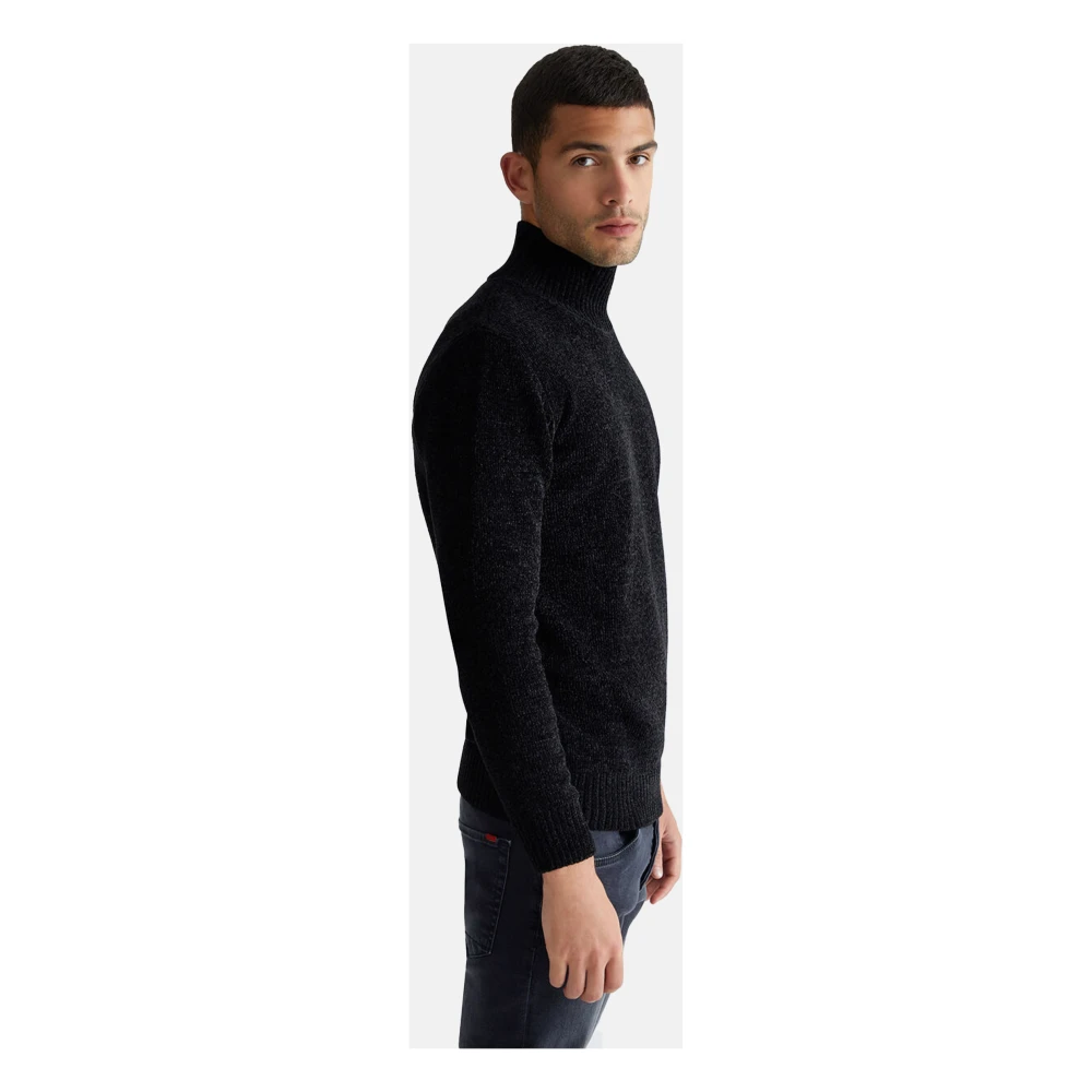 Liu Jo Stijlvolle Gebreide Kleding Black Heren