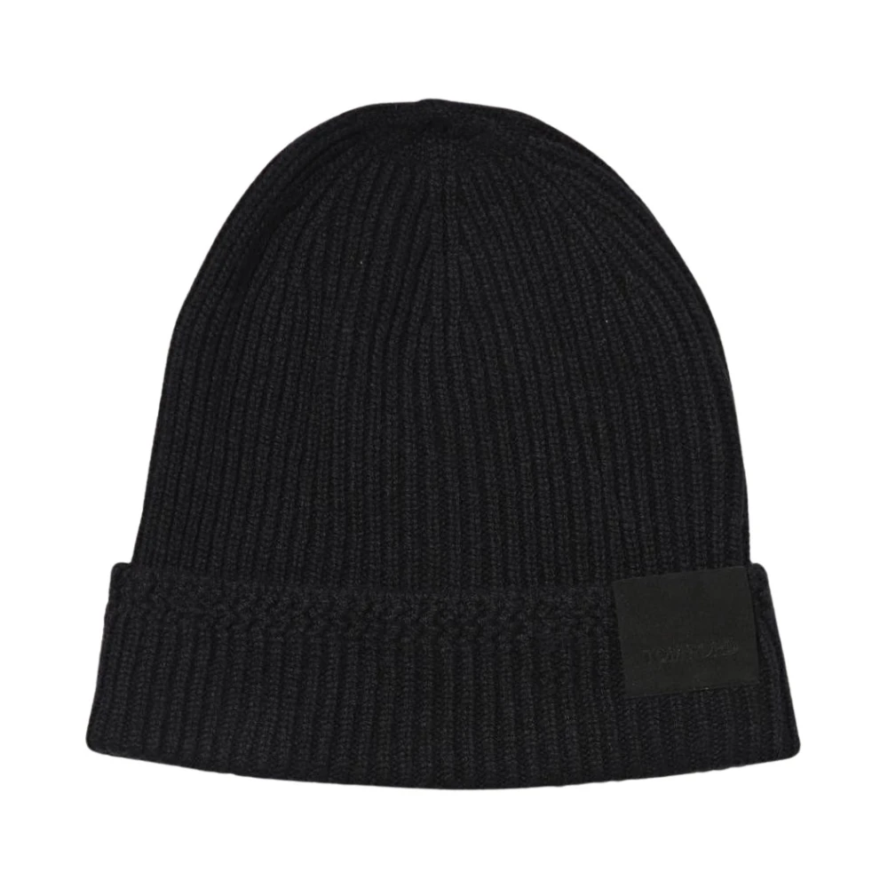 Tom Ford Men's Blue Ribbed Knit Beanie