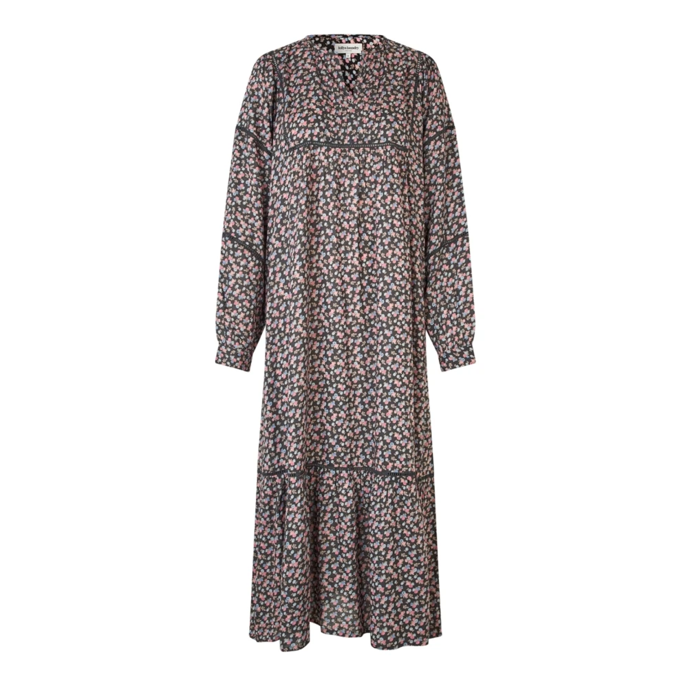 Lollys Laundry Women's Multicolor Midi Dresses, Xs, Maxi Dress Washed Black