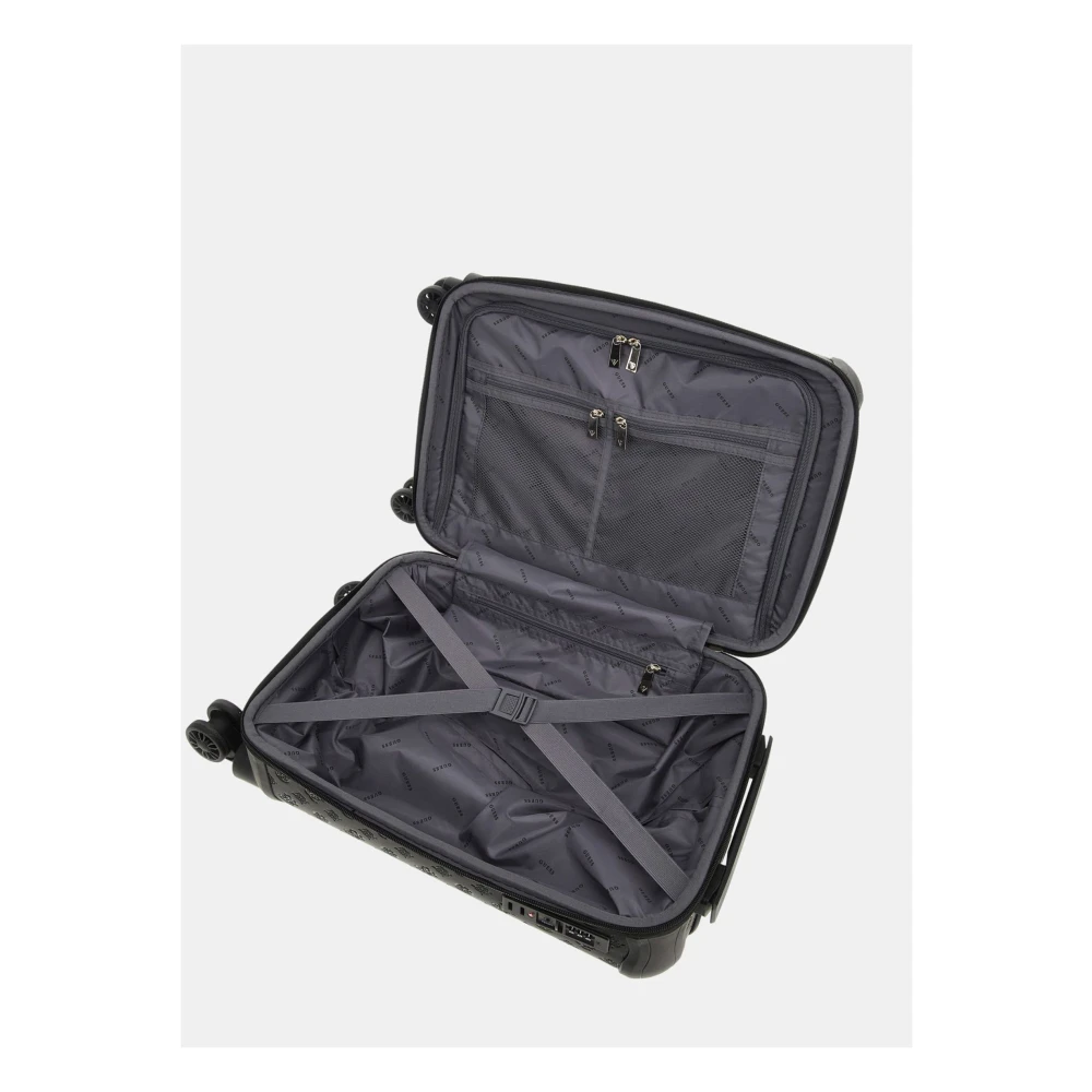 Guess Stijlvolle Zwarte Reiskoffer Dames Black Unisex