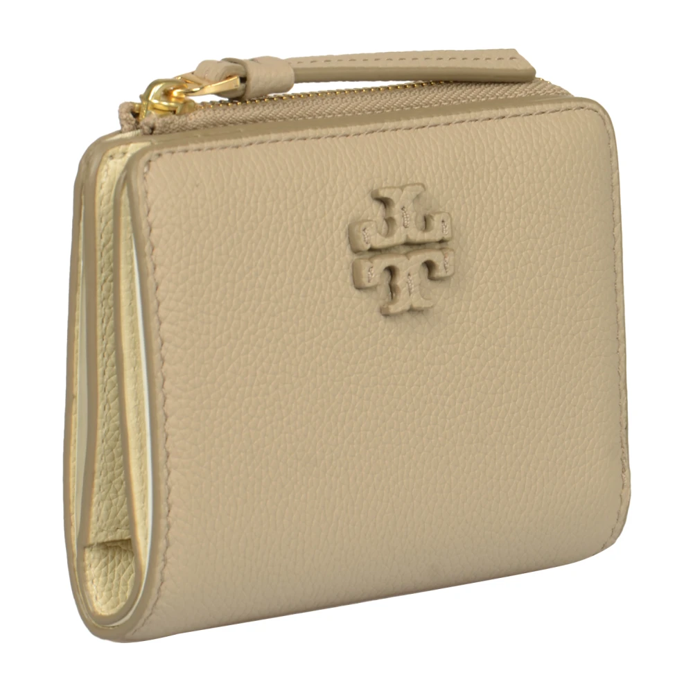 TORY BURCH Bi-Fold Portemonnees voor Vrouwen Beige Dames