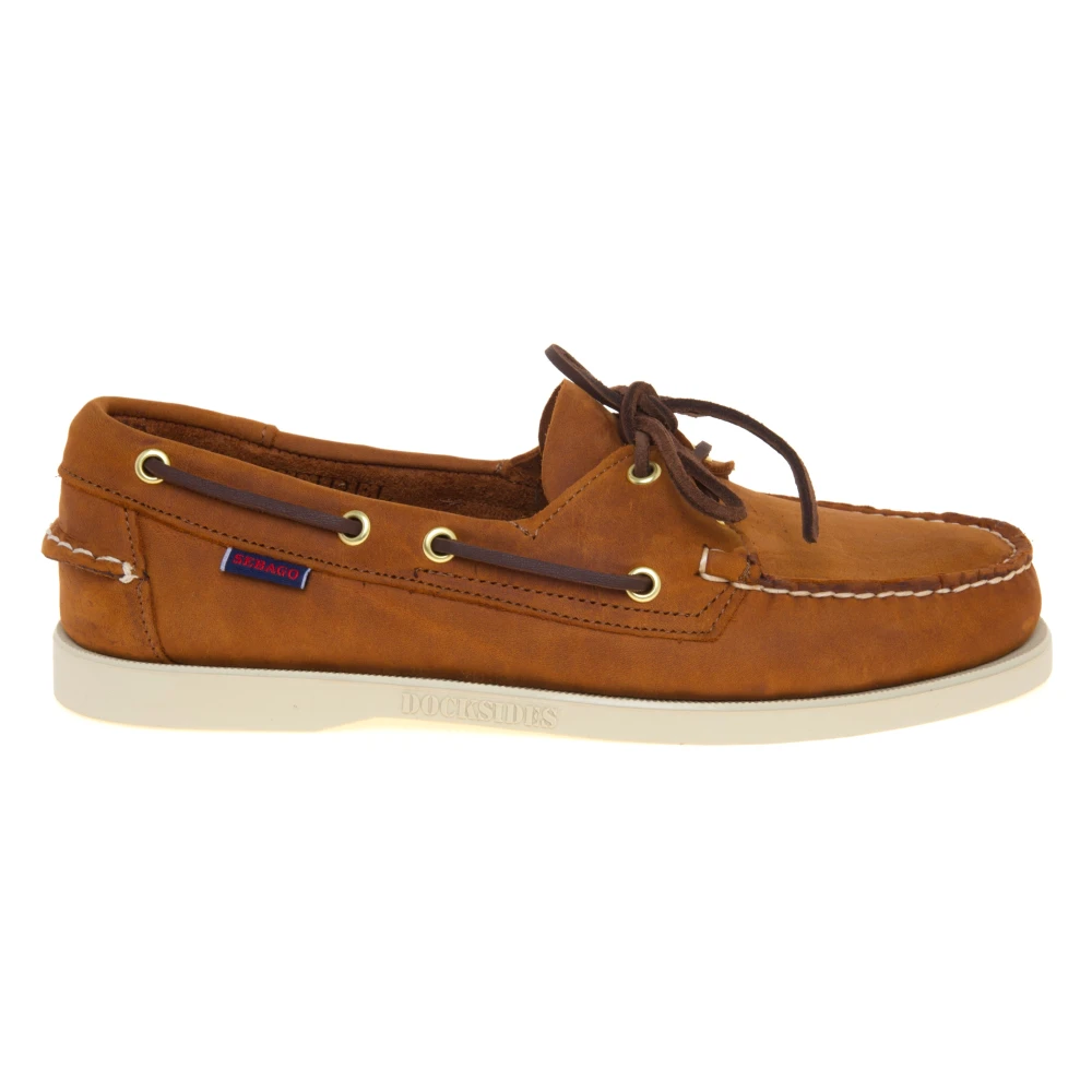 Sebago Brown Portland Artisan Texas - Male - Boat Shoes - 9 Uk - Shoes