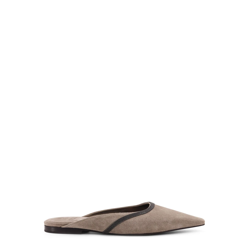 Shoes > Flats > Mules - - Brunello Cucinelli - Modalova