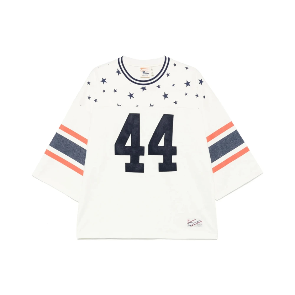 Champion Sterrenprint Streepdetail T-shirt Multicolor Heren