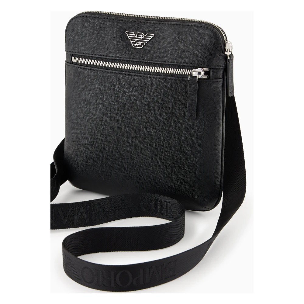 Emporio Armani Stijlvolle Tassen Collectie Black Heren