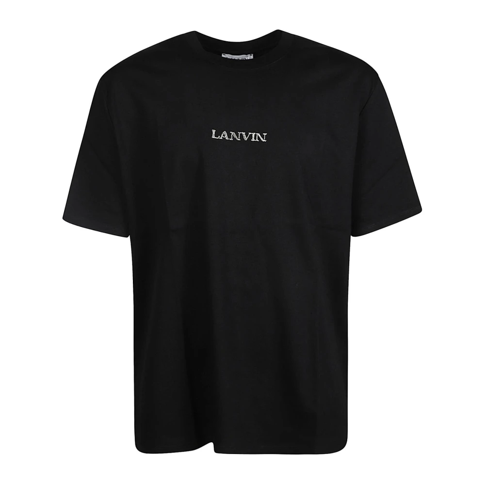Lanvin Curblace T-shirt Black Heren