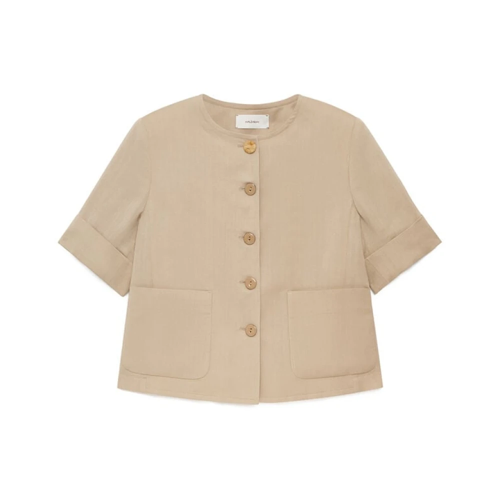 Maliparmi Donna Beige Giacche, Xs, New,