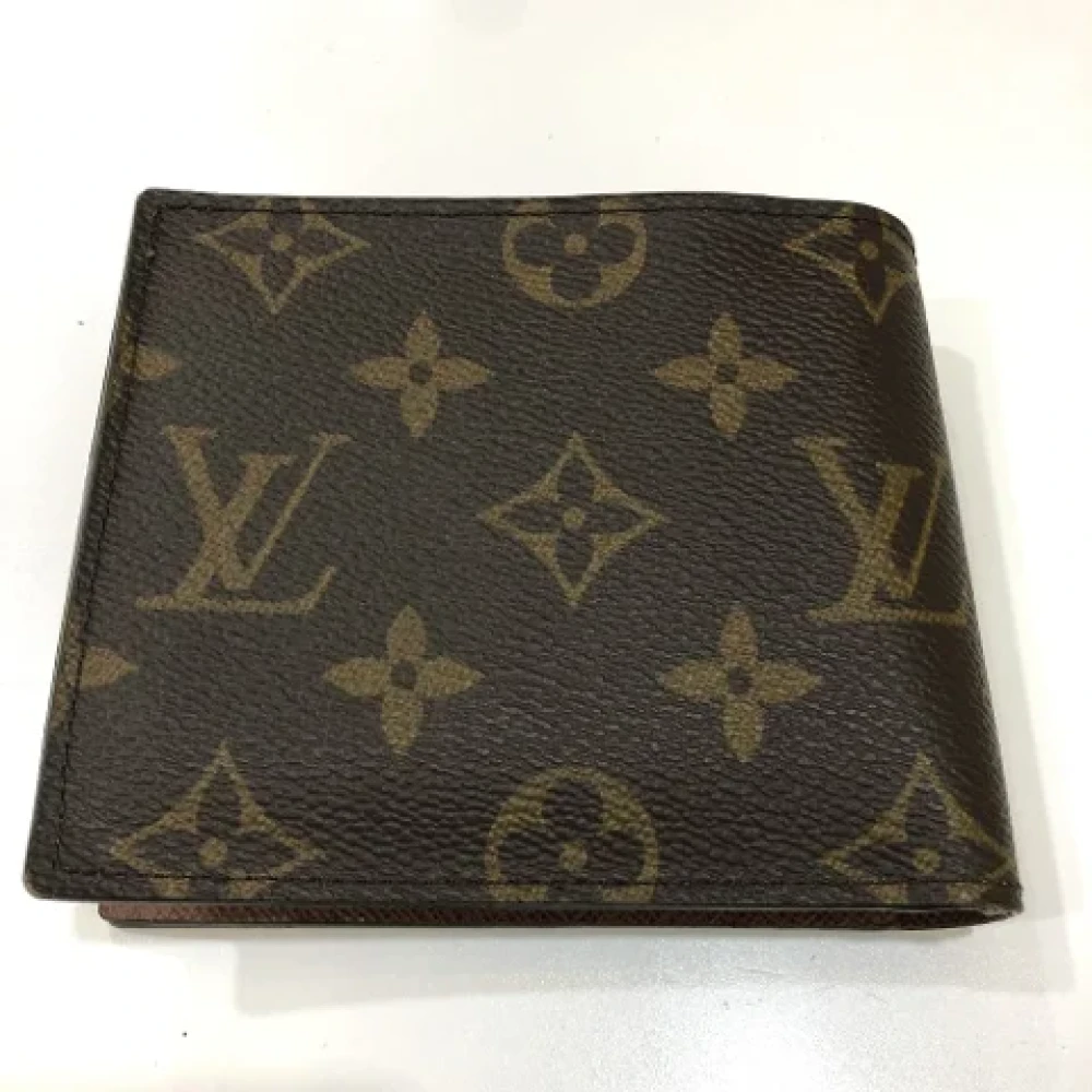 Louis Vuitton Vintage Pre-owned Canvas wallets Brown Dames