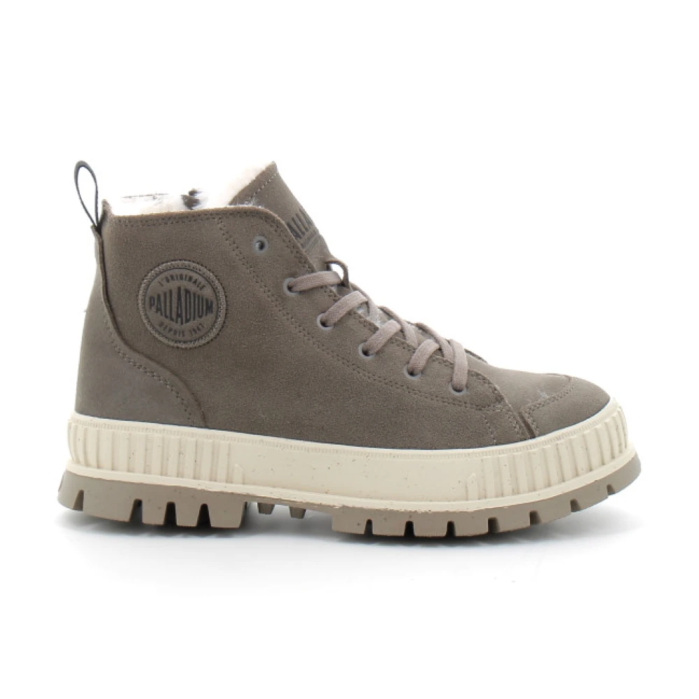 Palladium Beige Scarpe Con Zip Pallashock Warm - Immagine 2