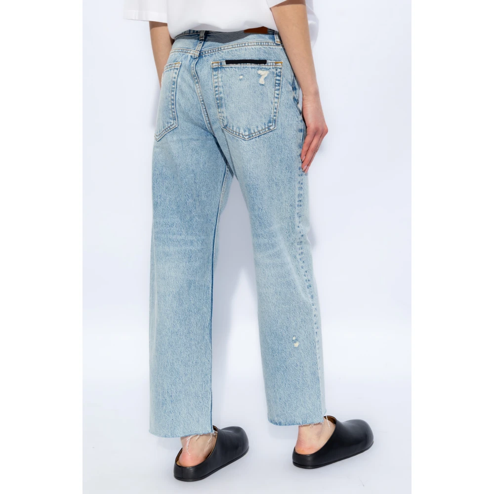 Anine Bing Gavin relaxte rechte jeans Blue Dames