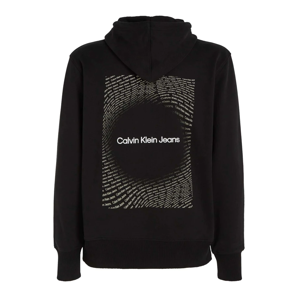 Calvin Klein Jeans Square Frequency Sweatshirt Black Heren